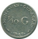 1/10 GULDEN 1947 CURACAO Netherlands SILVER Colonial Coin #NL11848.3.U - Curaçao