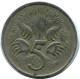 5 CENTS 1976 AUSTRALIEN AUSTRALIA Münze #AR907.D - 5 Cents