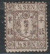 JAPON - N°9 *  (1872-73) Brun - Ungebraucht