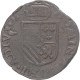 Monnaie, Pays-Bas Espagnols, Philippe II, Liard, 1591, Maastricht, TB+, Cuivre - …-1795 : Vereinigte Provinzen