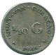 1/10 GULDEN 1944 CURACAO NIEDERLANDE SILBER Koloniale Münze #NL11818.3.D - Curaçao