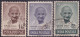 India 1948 First Anniv. Of Independence ,1½A Brown, 3½A Violet,12A Greyish Green,Mahatma Gandhi,3v Used (**) Inde Indien - Usati