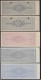 British India 1900 Different 4v Punjab National Bank Specimen Travellers Cheques (**) Inde Indien - Chèques & Chèques De Voyage