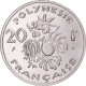 Monnaie, Polynésie Française, 20 Francs, 1967, Paris, ESSAI, FDC, Nickel - Frans-Polynesië