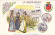 REGIONS - La BOURGOGNE - Capitale Dijon - Edition Gala Peter - Carte Postale Ancienne - Bretagne