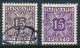 Denmark Danemark Danmark 1937: 15ø Grey-violet Porto, F-VF Used, AFA Porto 36a (DCDK00359) - Portomarken