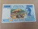 Billete De Estados Centrales Africanos De 1000 Francos, Año 2002, UNC - Central African States