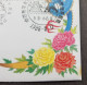 Japan China 10th Diplomatic 1988 Relations Bird Dragon Panda Flower Flora (Joint FDC) *dual PMK *rare *see Scan - Brieven En Documenten