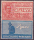 Italia 1924 Pubblicitari UnN°21 Espresso 60c "Perugina" Coppia (o) Vedere Scansione - Pubblicitari