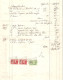 Facture 1929 Bruxelles Nestor Seghers Graines TP Fiscaux - Alimentos