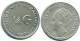 1/4 GULDEN 1947 CURACAO NIEDERLANDE SILBER Koloniale Münze #NL10762.4.D - Curacao