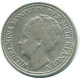 1/4 GULDEN 1947 CURACAO NIEDERLANDE SILBER Koloniale Münze #NL10729.4.D - Curaçao