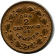 2 CENTAVOS 1956 HONDURAS Coin #AY255.2.U - Honduras