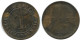 1 REICHSPFENNIG 1931 G GERMANY Coin #AE221.U - 1 Rentenpfennig & 1 Reichspfennig