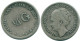 1/4 GULDEN 1944 CURACAO Netherlands SILVER Colonial Coin #NL10679.4.U - Curacao