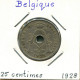 25 CENTIMES 1928 FRENCH Text BELGIUM Coin #BA315.U - 25 Cents