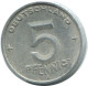 5 PFENNIG 1950 A DDR EAST ALLEMAGNE Pièce GERMANY #AD782.9.F - 5 Pfennig