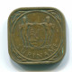 5 CENTS 1971 SURINAME NÉERLANDAIS NETHERLANDS Nickel-Brass Colonial Pièce #S12866.F - Surinam 1975 - ...