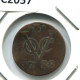 1780 UTRECHT VOC DUIT IINDES NÉERLANDAIS NETHERLANDS NEW YORK COLONIAL PENNY #VOC2057.10.F - Indes Néerlandaises