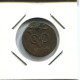 1744 HOLLAND VOC DUIT IINDES NÉERLANDAIS NETHERLANDS NEW YORK COLONIAL PENNY #VOC2519.7.F - Indes Néerlandaises