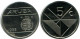 5 CENTS 1988 ARUBA Coin (From BU Mint Set) #AH109.U - Aruba