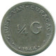 1/4 GULDEN 1944 CURACAO Netherlands SILVER Colonial Coin #NL10608.4.U - Curaçao