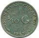 1/10 GULDEN 1947 CURACAO Netherlands SILVER Colonial Coin #NL11866.3.U - Curaçao