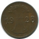 1 REICHSPFENNIG 1928 F GERMANY Coin #AE213.U - 1 Rentenpfennig & 1 Reichspfennig