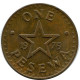 1 PESEWA 1975 GHANA Coin #AY618.U - Ghana