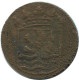 1753 HOLLAND VOC DUIT NETHERLANDS EAST INDIA RR *1753* COLONIAL COIN #AE821.27.U - Indes Néerlandaises