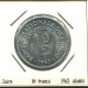 10 FRANCS 1965 CONGO Pièce #AS399.F - Congo (Democratische Republiek 1964-70)