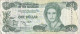 BILLETE DE BAHAMAS DE 1 DOLLAR DEL AÑO 1974  (BANKNOTE) - Bahama's