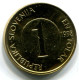 1 TOLAR 2001 ESLOVENIA SLOVENIA UNC Fish Moneda #W11280.E - Slovenia
