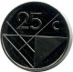 25 CENTS 1989 ARUBA Moneda (From BU Mint Set) #AH070.E - Aruba