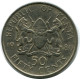 50 SHILLINGS 1980 KENYA Moneda #AZ203.E - Kenya