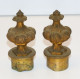 -BELLE PAIRE ETOUFFOIRS BRONZE Doré NIII ETEIGNOIRS BOUGIES XIXe Déco Bougies  E - Candelabri E Candelieri