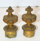 -BELLE PAIRE ETOUFFOIRS BRONZE Doré NIII ETEIGNOIRS BOUGIES XIXe Déco Bougies  E - Candeleros, Candelabros Y Palmatorias