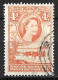 BECHUANALAND.....QUEEN ELIZABETH II...(1952-22..).....4d......SG146b.......(CAT.VAL.£15..)......CDS....VFU... - 1885-1964 Bechuanaland Protectorate