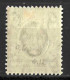 K,U,T....KING EDWARD VII..(1901-10..)..." 1907.."...3c.....GREY-GREEN ....(CAT.VAL.£21....)........MH... - Protectorats D'Afrique Orientale Et D'Ouganda