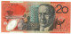 Australia 20 Dollars 1994 VF "Evans-Fraser" - 1992-2001 (polymer Notes)