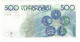 Belgium 500 Francs (Frank) 1980 EF "Demanet/Godeaux" - 500 Frank