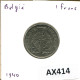 1 FRANC 1940 BÉLGICA BELGIUM Moneda BELGIE-BELGIQUE #AX414.E - 1 Franc