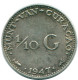 1/10 GULDEN 1947 CURACAO NEERLANDÉS NETHERLANDS PLATA #NL11864.3.E - Curaçao