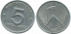 5 PFENNIG 1952 E DDR EAST ALEMANIA Moneda GERMANY #AE024.E - 5 Pfennig