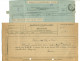 1922 - 2 Télégrammes - N° 701 De CAEN CENTRAL Et Mod 698 Pour Mr Leforestier De Flers De L'Orne - Telegraaf-en Telefoonzegels