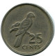 25 CENTS 1977 SEYCHELLES Coin #AR158.U - Seychellen