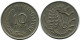 10 CENTS 1971 SINGAPORE Coin #AR171.U - Singapour