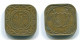5 CENTS 1972 SURINAME Netherlands Nickel-Brass Colonial Coin #S13055.U - Suriname 1975 - ...