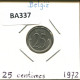 25 CENTIMES 1972 DUTCH Text BELGIUM Coin #BA337.U - 25 Cents
