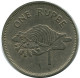 1 RUPEE 1982 SEYCHELLES Coin #AZ241.U - Seychellen